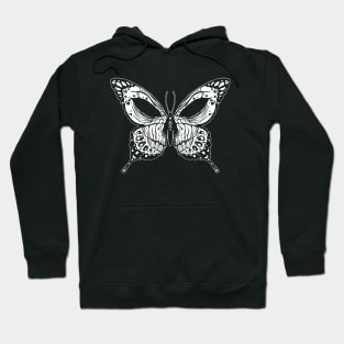 Butterfly skull Hoodie